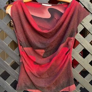 Vintage 90s cowl neck top